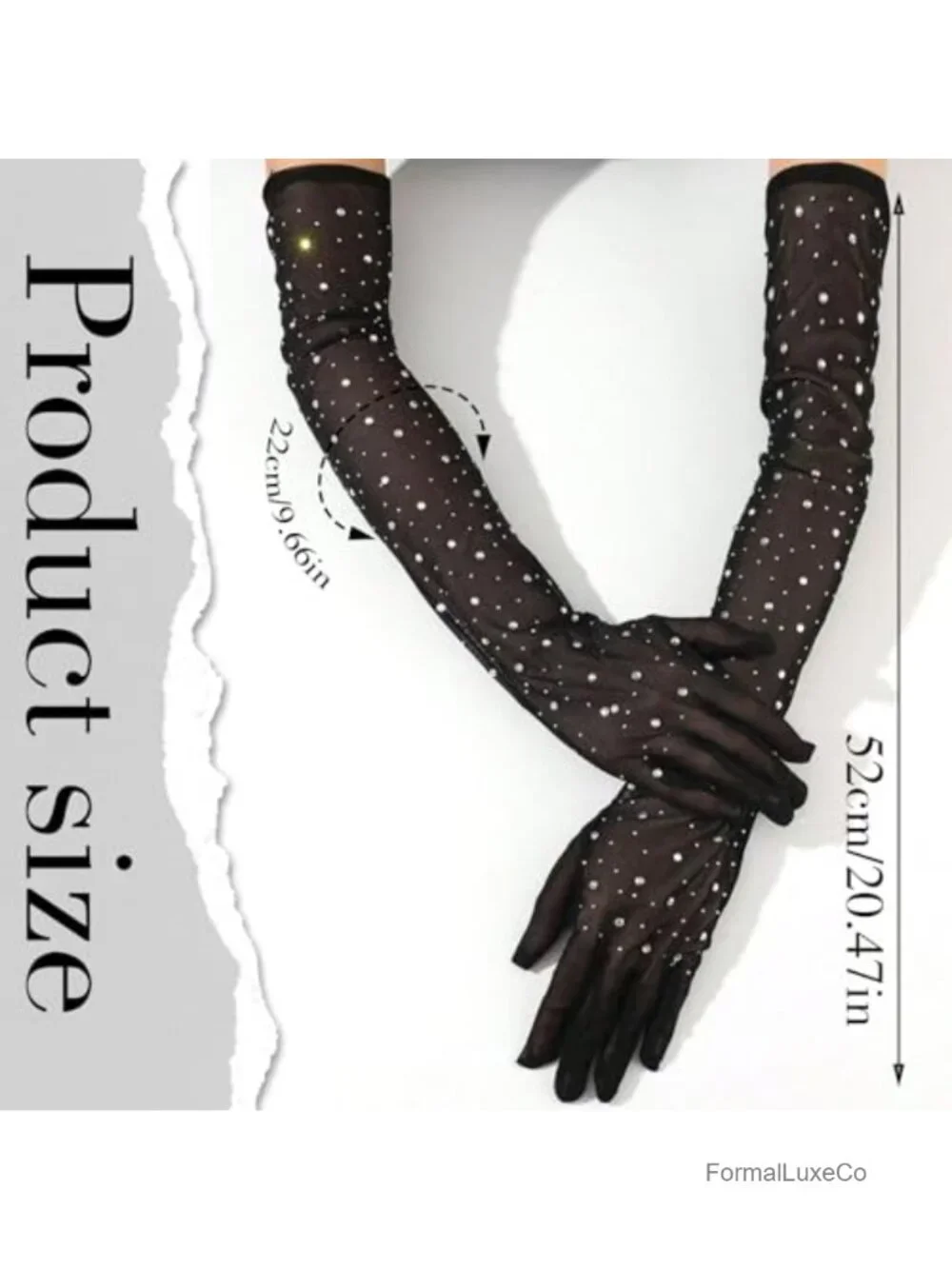 Long Lace Gloves Fingerless Bridal Floral Arm Sleeves Tea Party Opera Halloween